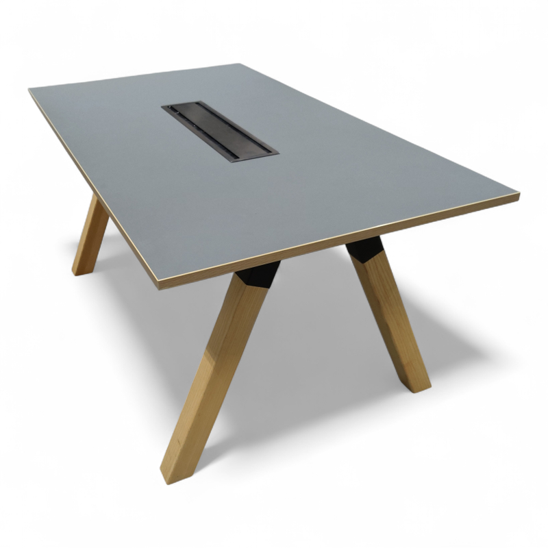 Frankie møtebord 160x90cm Mørk grå