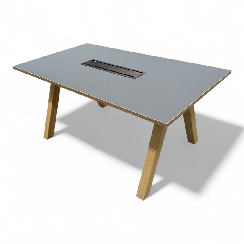 Frankie møtebord 160x90cm Mørk grå