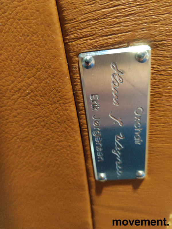 Ox chair Brunt skinn, Pent brukt - 3 / 3