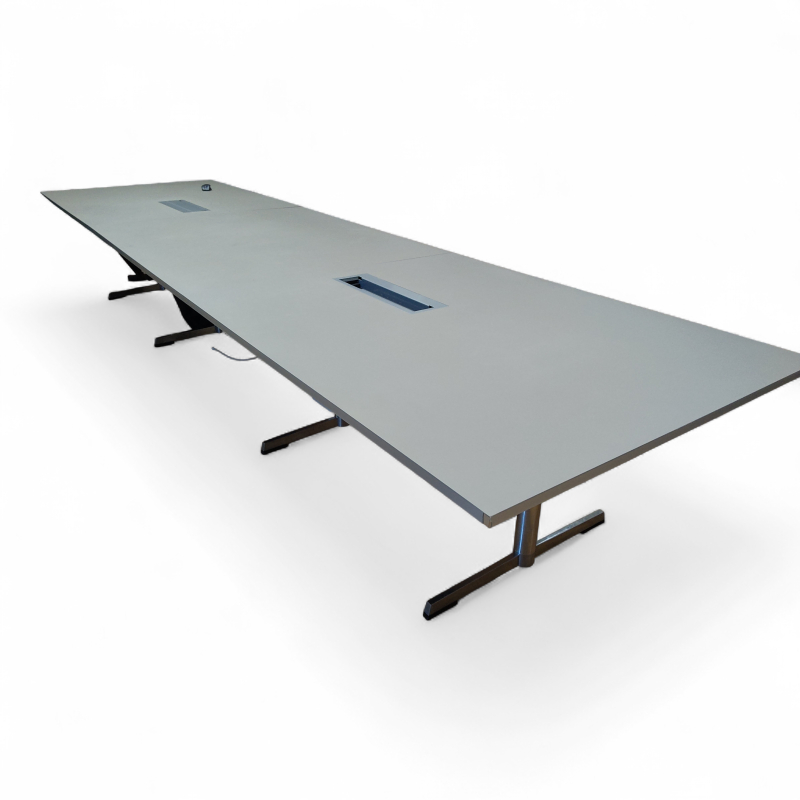 Møtebord 470x125cm Lys beige