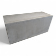Betongkloss 134x50x60cm Lys betong, - 2 / 2