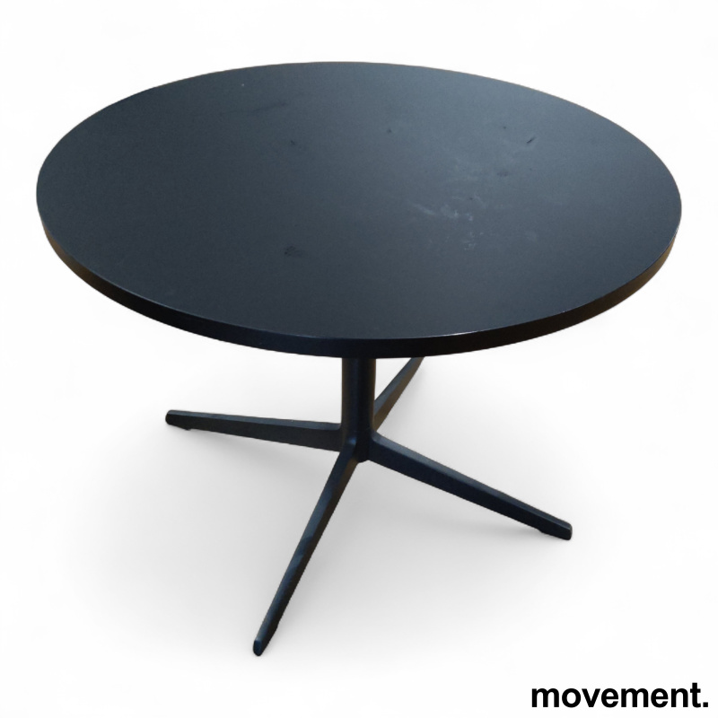 Loungebord Ø=70cm, høyde 52cm Sort - 1 / 2