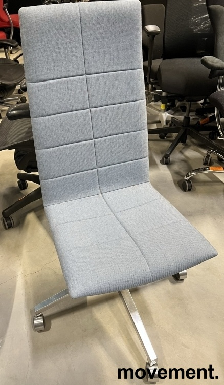 Archal konferansestol med hjul, høy