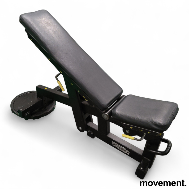 Solgt!Adjustable Bench Pure Sort , Pentbrukt, Treningsapparater og -utstyr
