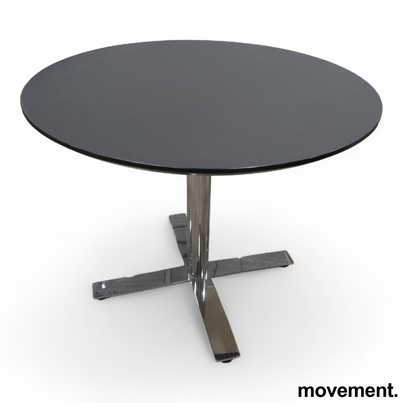 Oberon Ø=100cm Sort linoleum (Forbo - 1 / 2