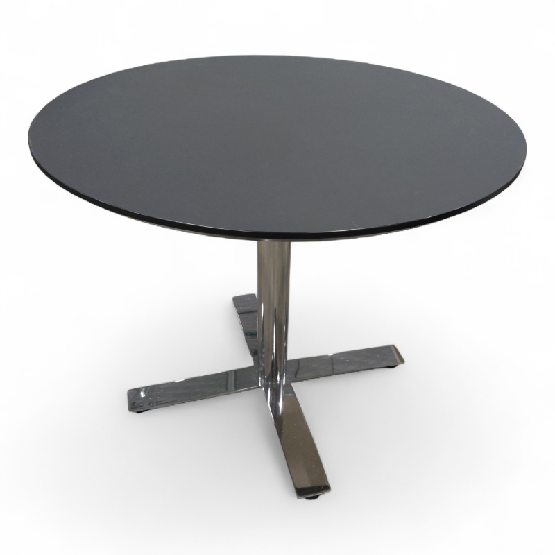 Oberon Ø=100cm Sort linoleum (Forbo