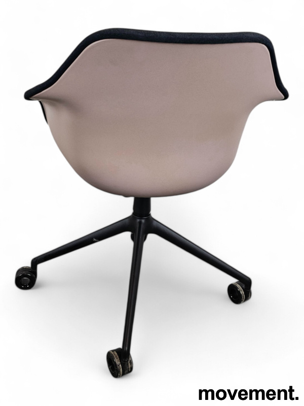 Yonda konferansestol med hjul Mørkt - 3 / 4