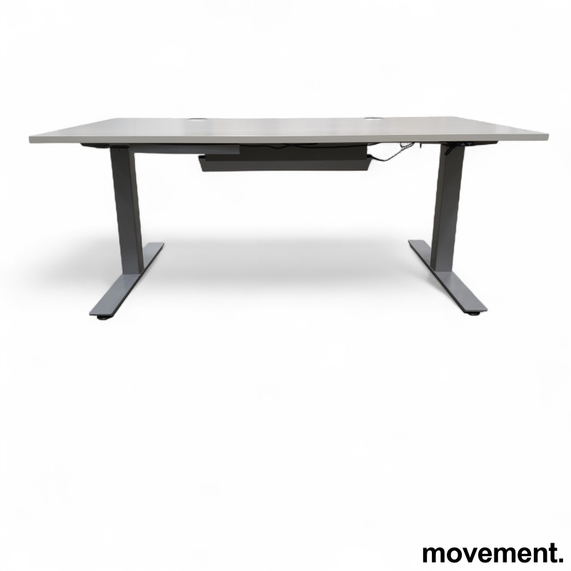 Pinta EQC 160x80cm Lys grå laminat, - 5 / 5