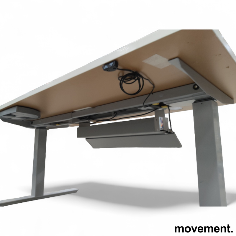 Pinta EQC 160x80cm Lys grå laminat, - 4 / 5