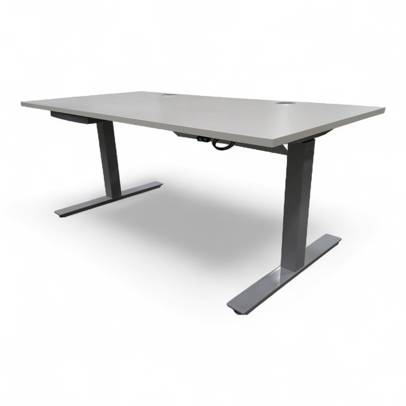 Pinta EQC 160x80cm Lys grå laminat,