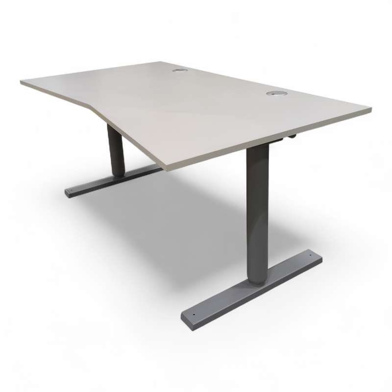 Pinta E 160x90cm Lys grå laminat,