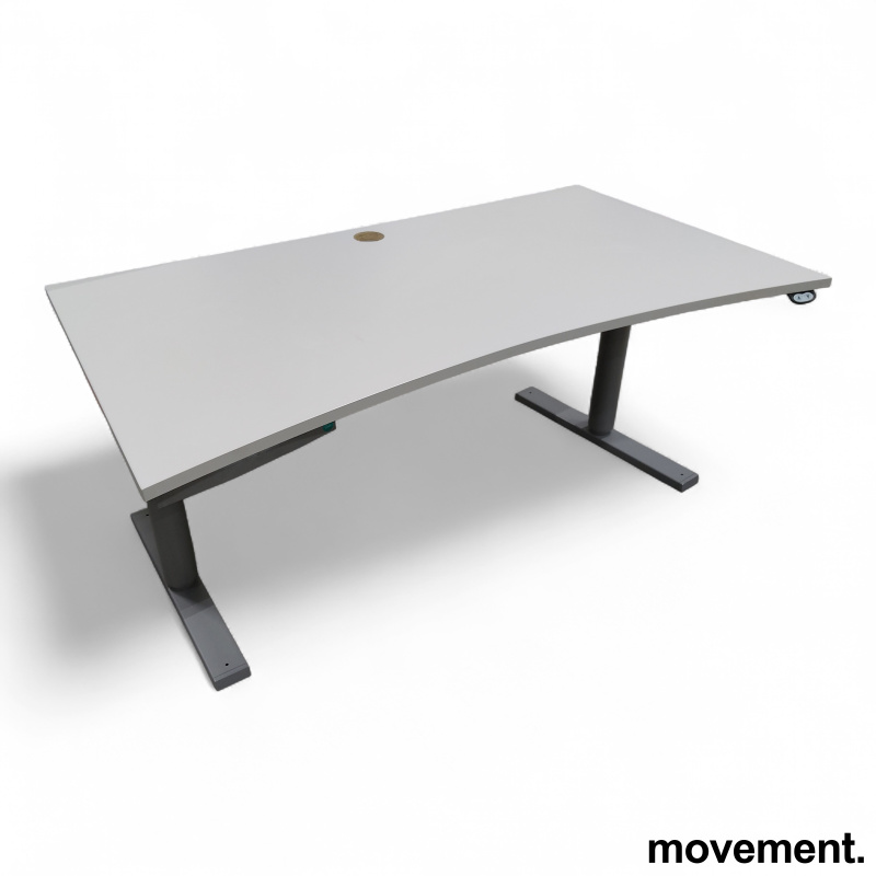 Pinta E 160x90cm Lys grå laminat, - 1 / 4