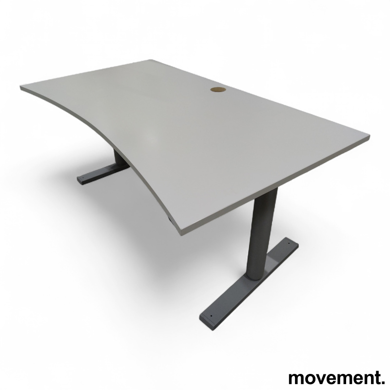 Pinta E 160x90cm Lys grå laminat, - 4 / 4