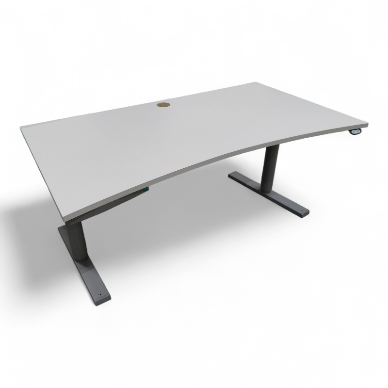 Pinta E 160x90cm Lys grå laminat,