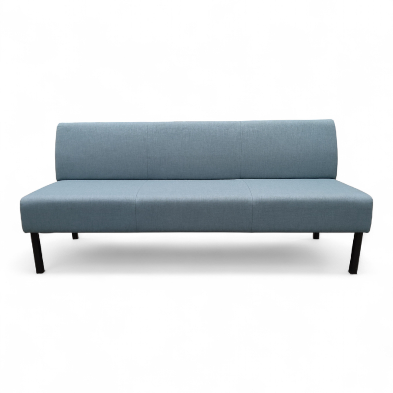 Eon 3 seter uten armlener Lys blått