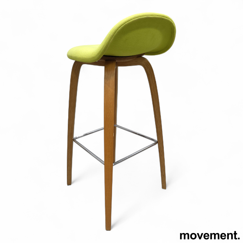 3D bar stool fullpolstret, høy, ben - 3 / 3