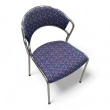 Tango Blåmønstret stoff krom ben, - 2 / 3