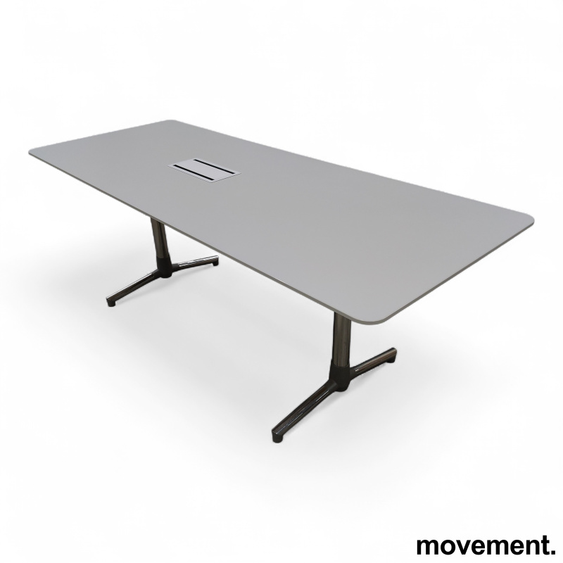 Next 200x80cm Lys grå laminat, krom - 1 / 3