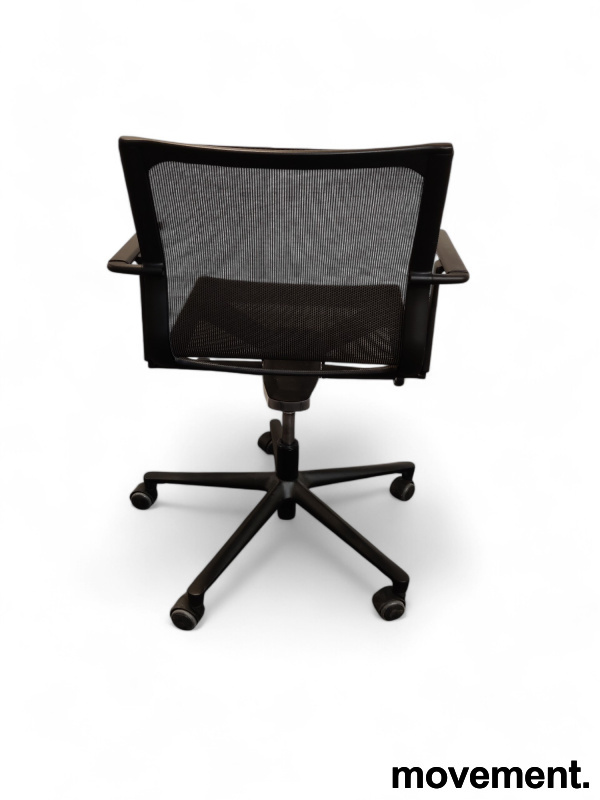 Stick chair mesh med hjul Sort - 5 / 6