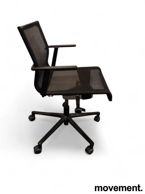 Stick chair mesh med hjul Sort - 3 / 6