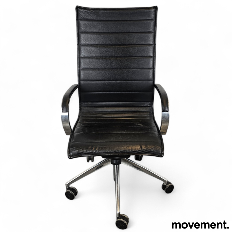 EM202, høy rygg og armlene Sort - 2 / 3