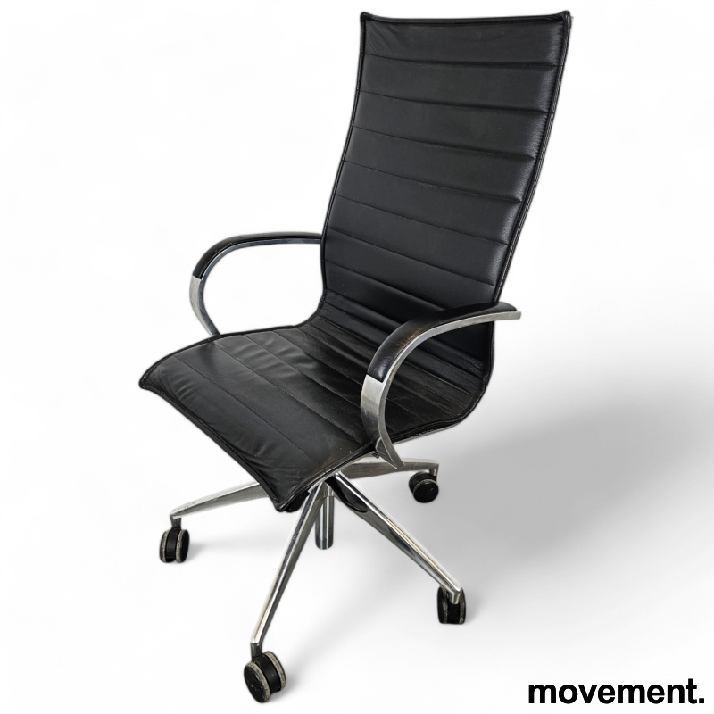 EM202, høy rygg og armlene Sort - 1 / 3