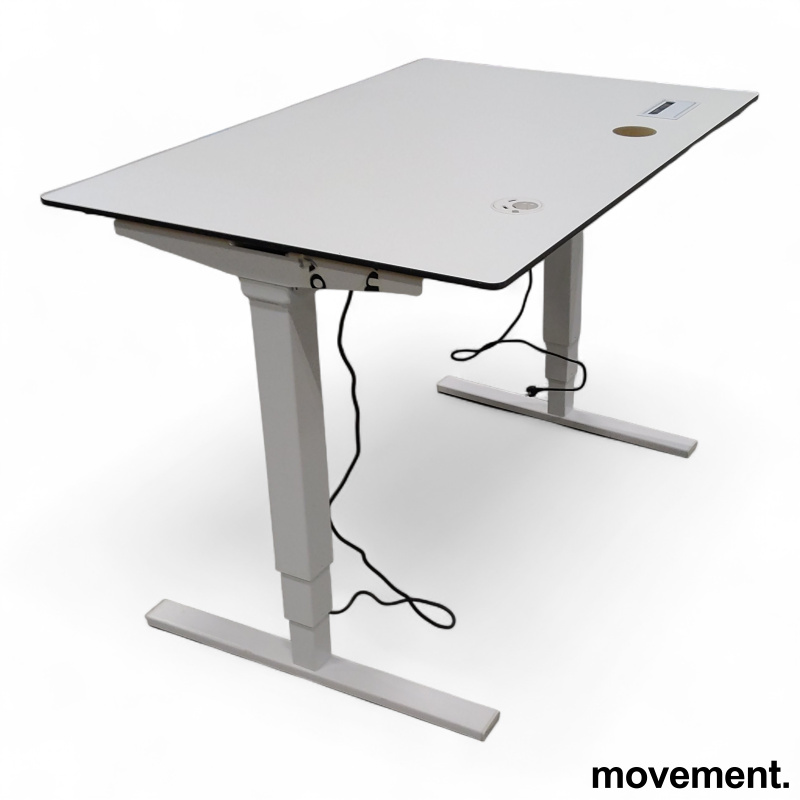 Opus hevsenk 120x80cm Hvit laminat, - 1 / 2