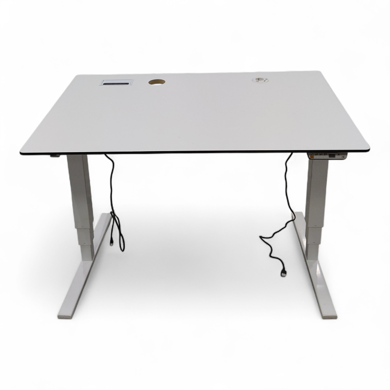 Opus hevsenk 120x80cm Hvit laminat,