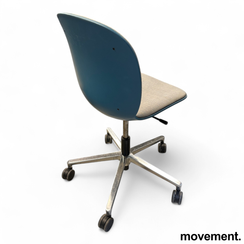 Noor 6070 med hjul, forsidepolstret