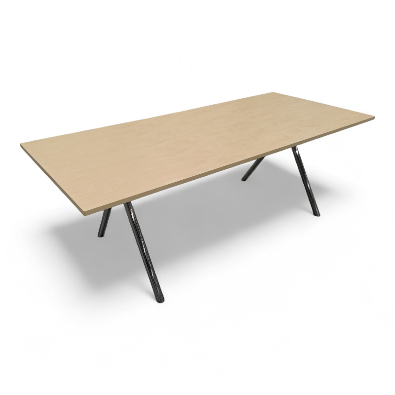 Avia 210x90cm Bjerk finer, krom