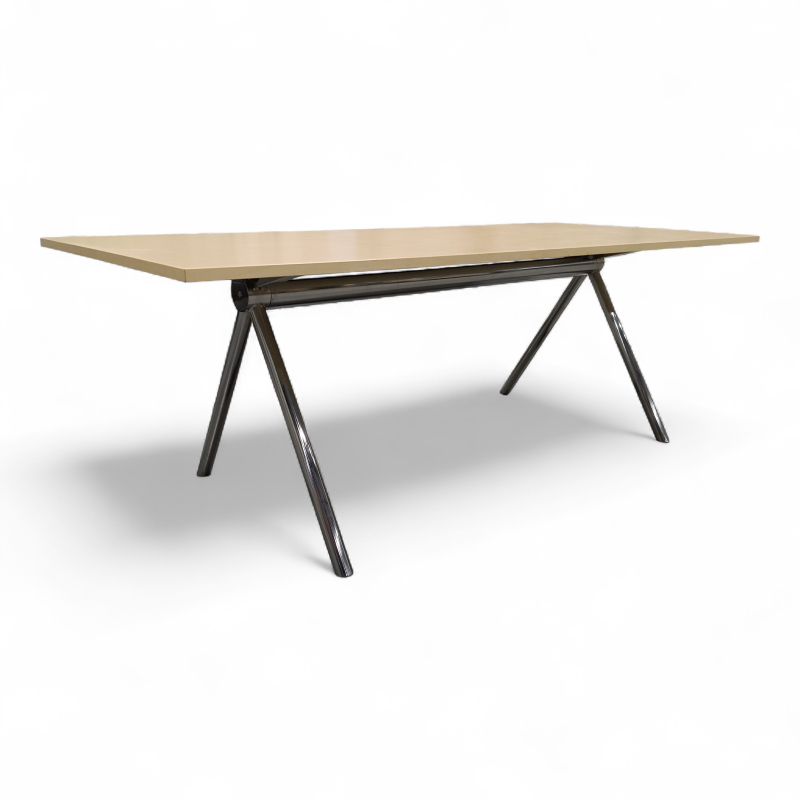 Avia 210x90cm Bjerk finer, krom