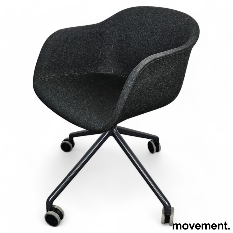 Fiber Armchair, swivel base med