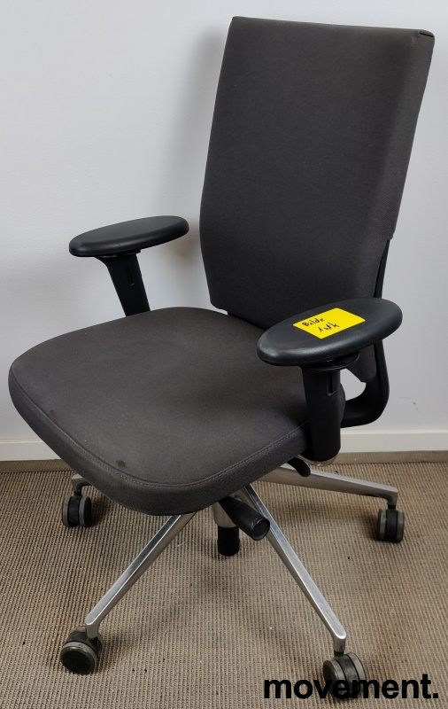 ID Soft med armlene Sort stoff, - 5 / 6