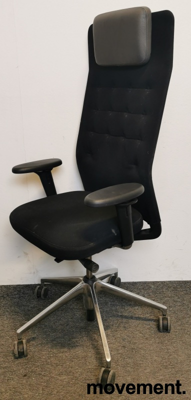 ID Trim med armlene Sort stoff, - 1 / 3