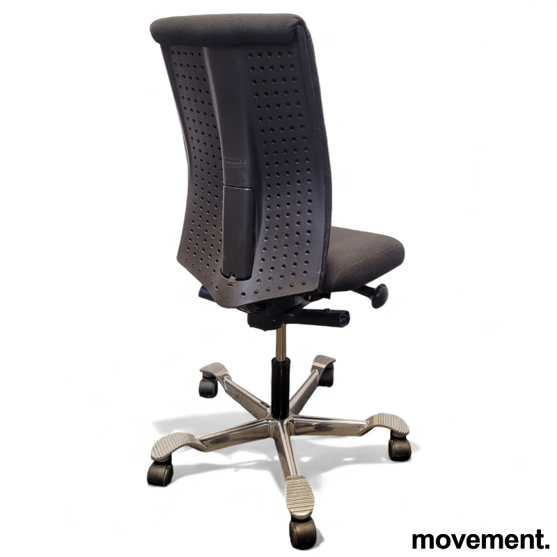 H05 5500 uten armlene  Sort stoff, - 3 / 3