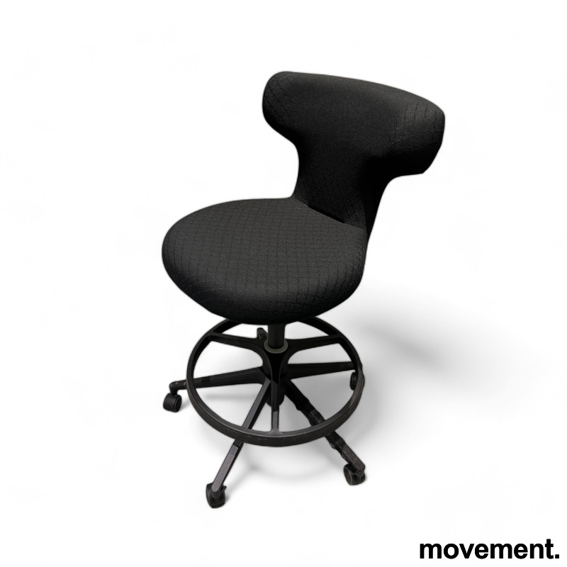 Rookie high Sort mønstret stoff, - 1 / 2