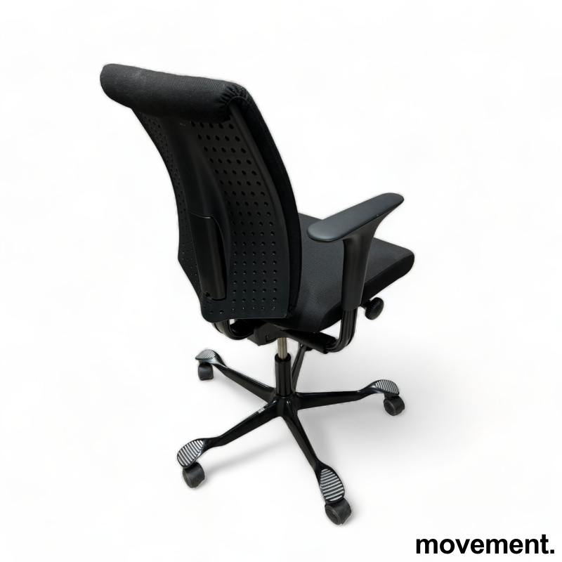 Creed 6003, swingback armlene Sort