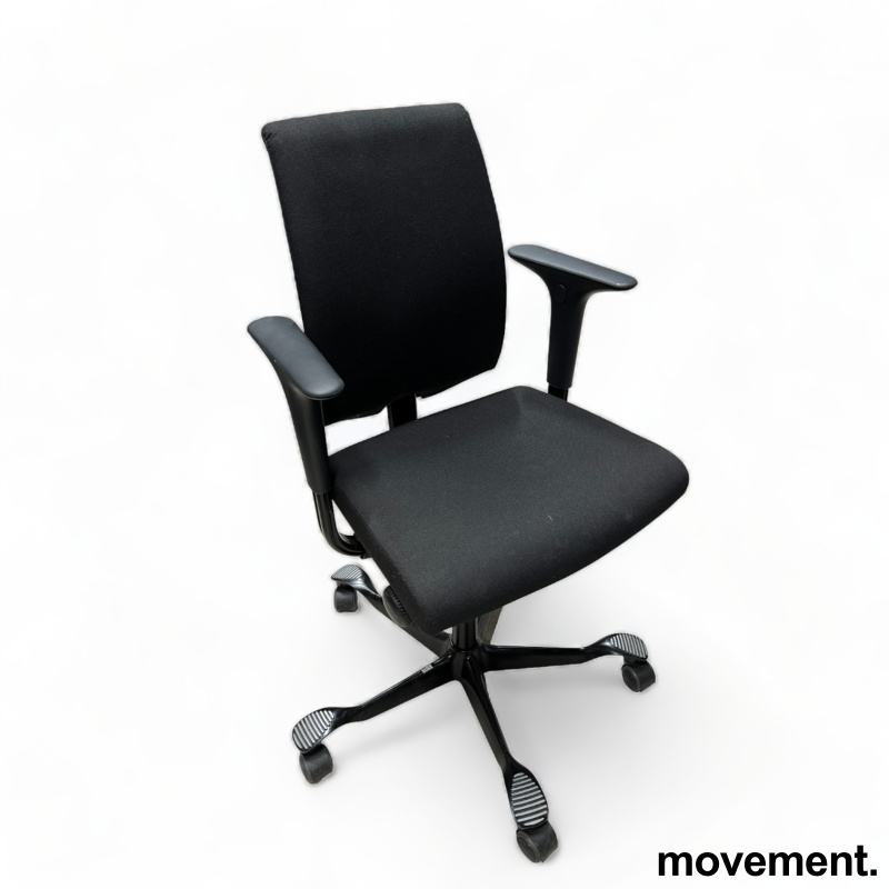 Creed 6003, swingback armlene Sort