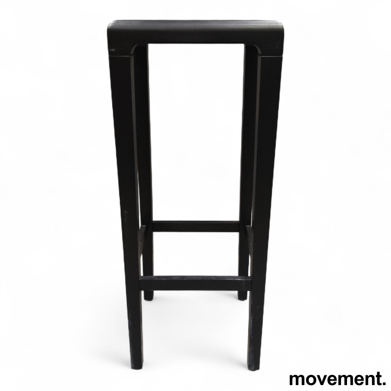 Rioja barstol 80cm Sortlakkert bøk, - 3 / 3