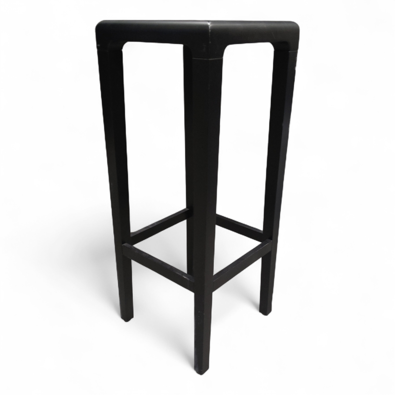 Rioja barstol 80cm Sortlakkert bøk,