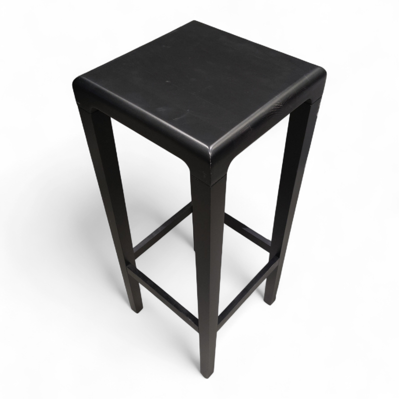 Rioja barstol 80cm Sortlakkert bøk,