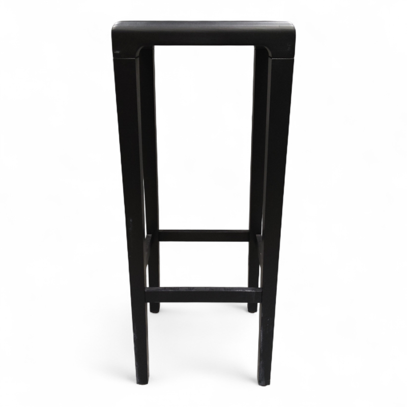 Rioja barstol 80cm Sortlakkert bøk,