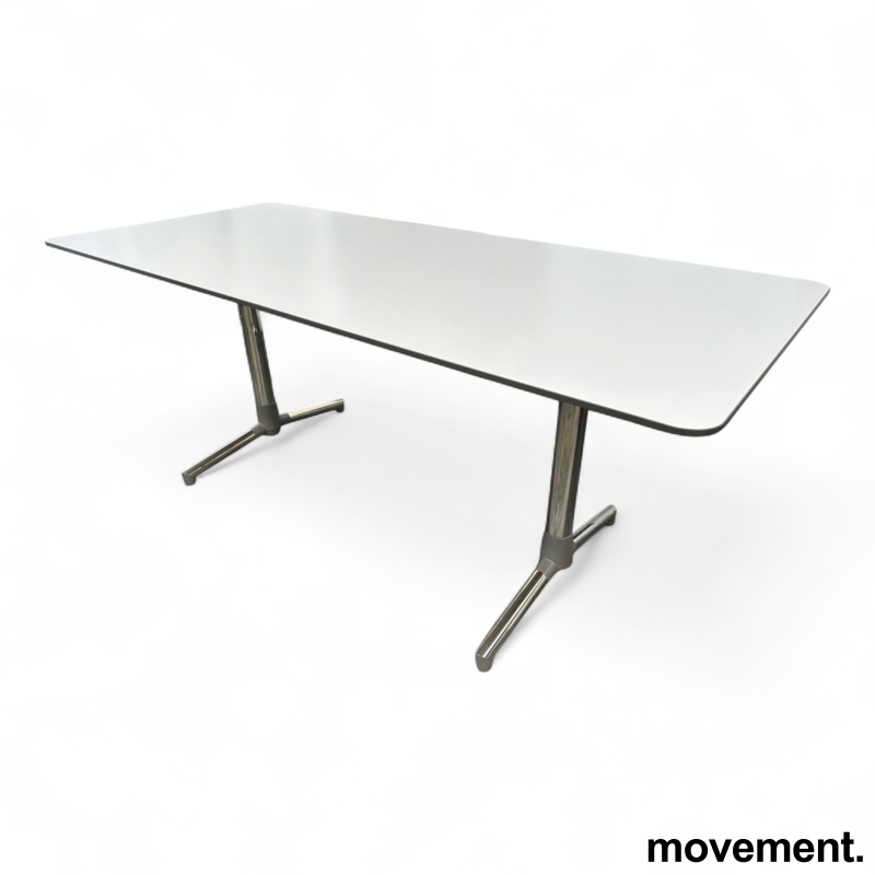 Next 180x80cm Hvit laminat, grå