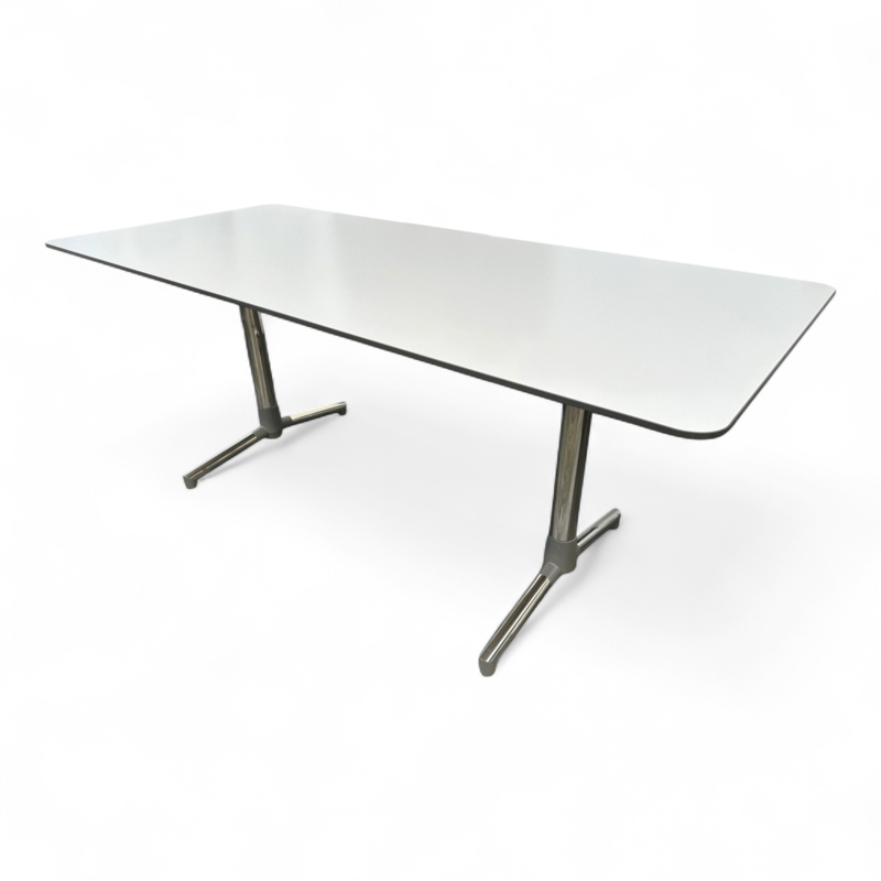 Next 180x80cm Hvit laminat, grå
