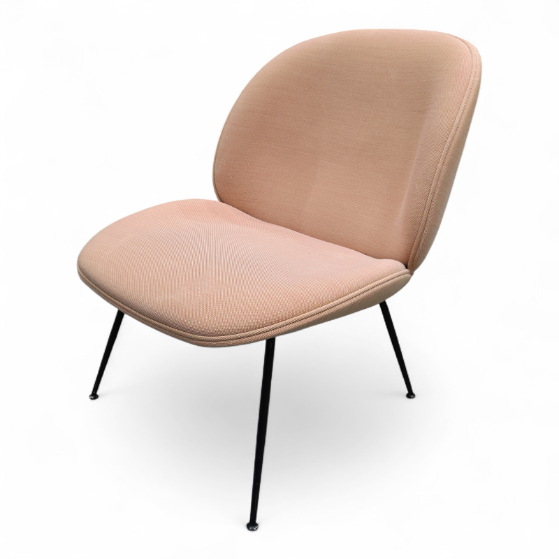Beetle lounge chair Rosa stoff