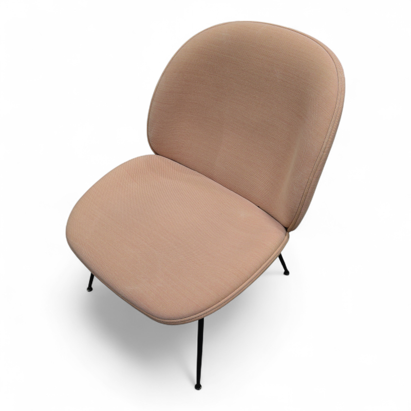 Beetle lounge chair Rosa stoff