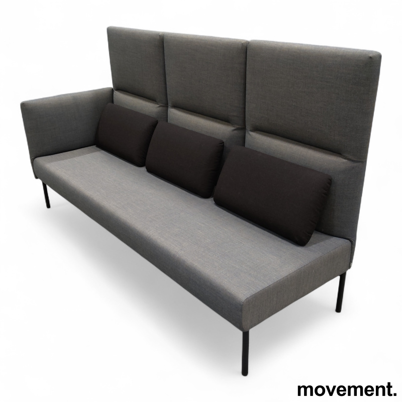 Molto flex 3-seter, høy rygg, lav - 3 / 4