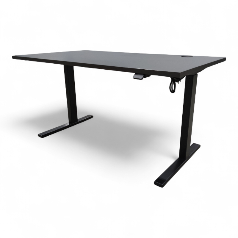 140x80 hevsenk Sort linoleum sort