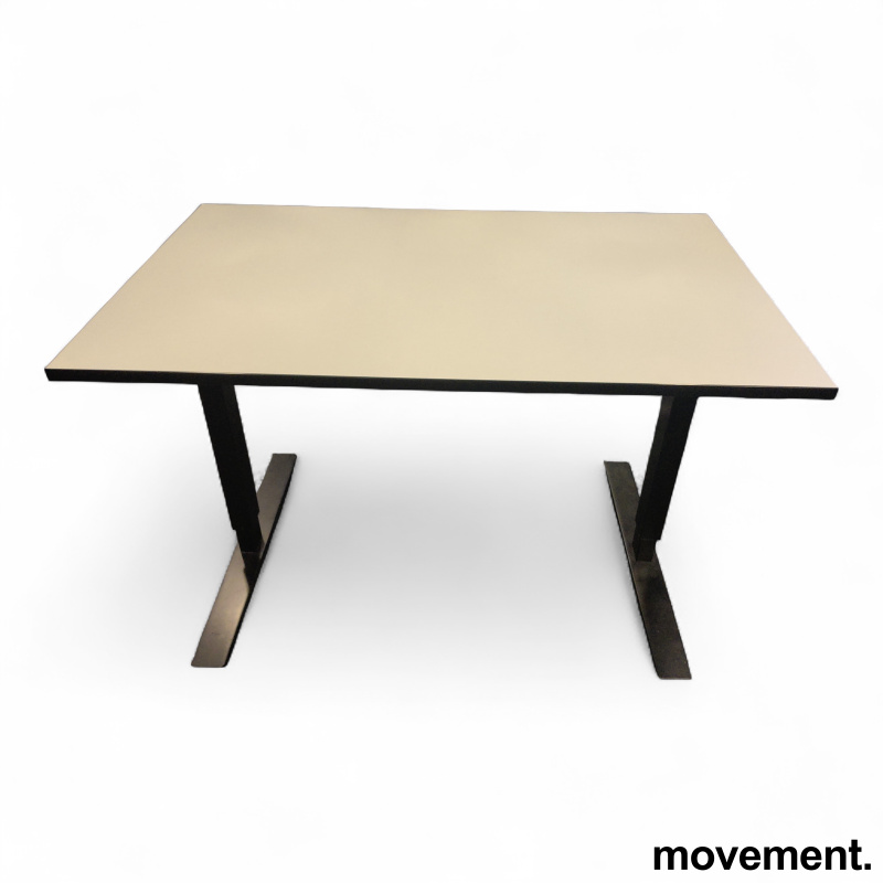 Hev senk 120x75cm Hvit laminat sort - 4 / 6