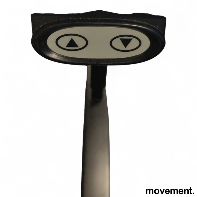 Hev senk 120x75cm Hvit laminat sort - 5 / 6